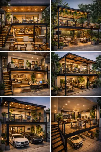 Mezannine Cafe Modern di Tomang